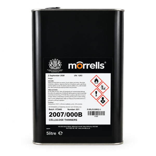 Morrells 5 Ltr Cellulose Thinners