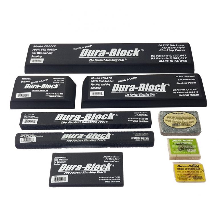 Dura-Block 7 Piece Hook & Loop Sanding Block Kit