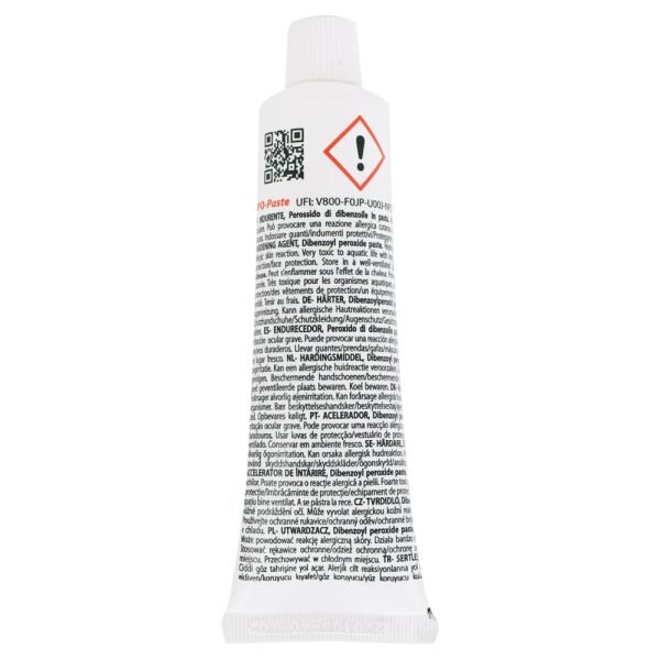 White Filler Hardener Tube